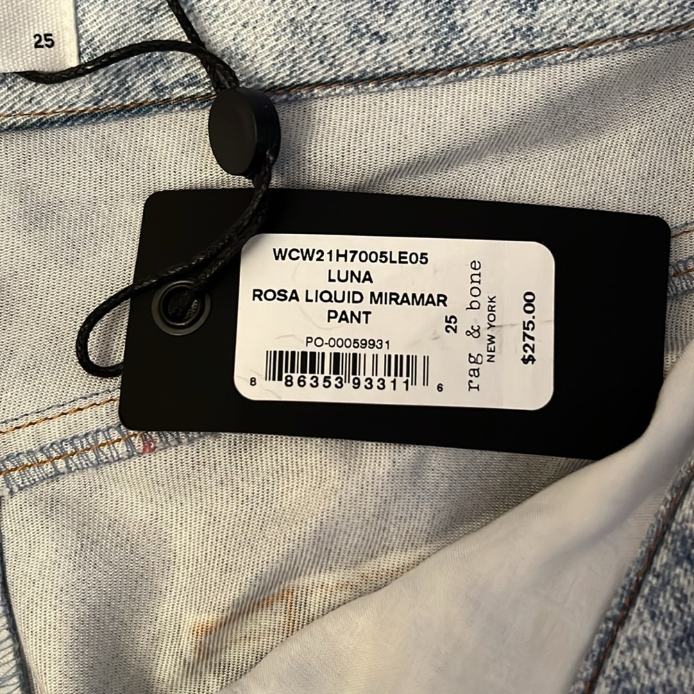 Rag & Bone Rosa Liquid Miramar Pants - Picture 5 of 5